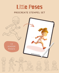 Little Poses Procreate Stempel Set