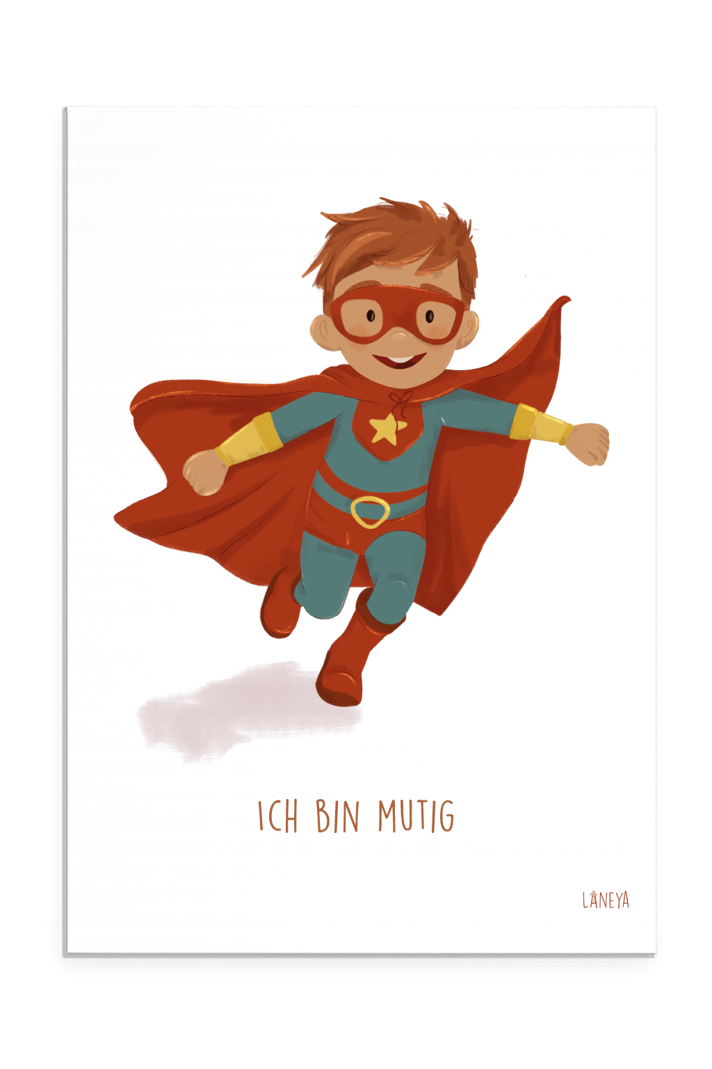 Ich bin mutig weiß