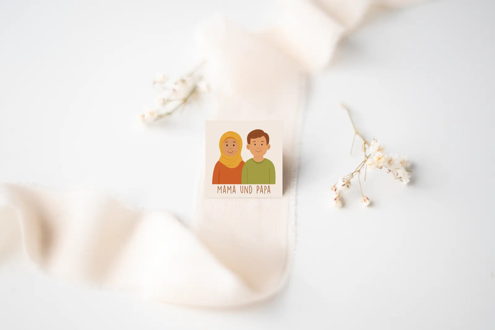Einzelsymbol Mama und Papa