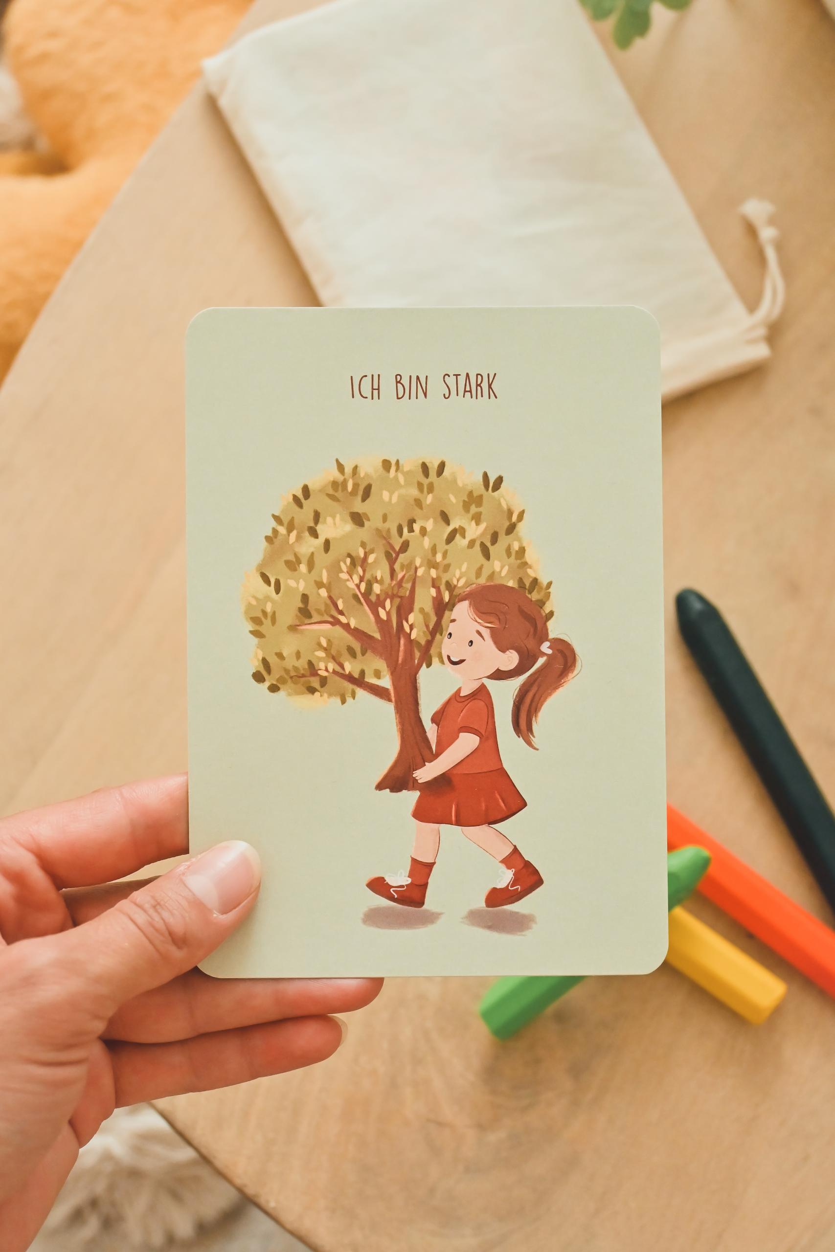 Ich bin stark Karte