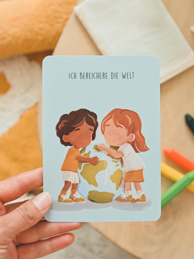 Ich bereichere die Welt Karte