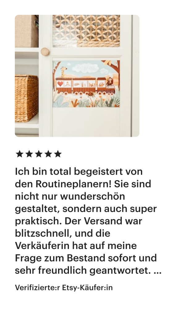 Lâneyastudios magnetischer Routineplaner Tierzug