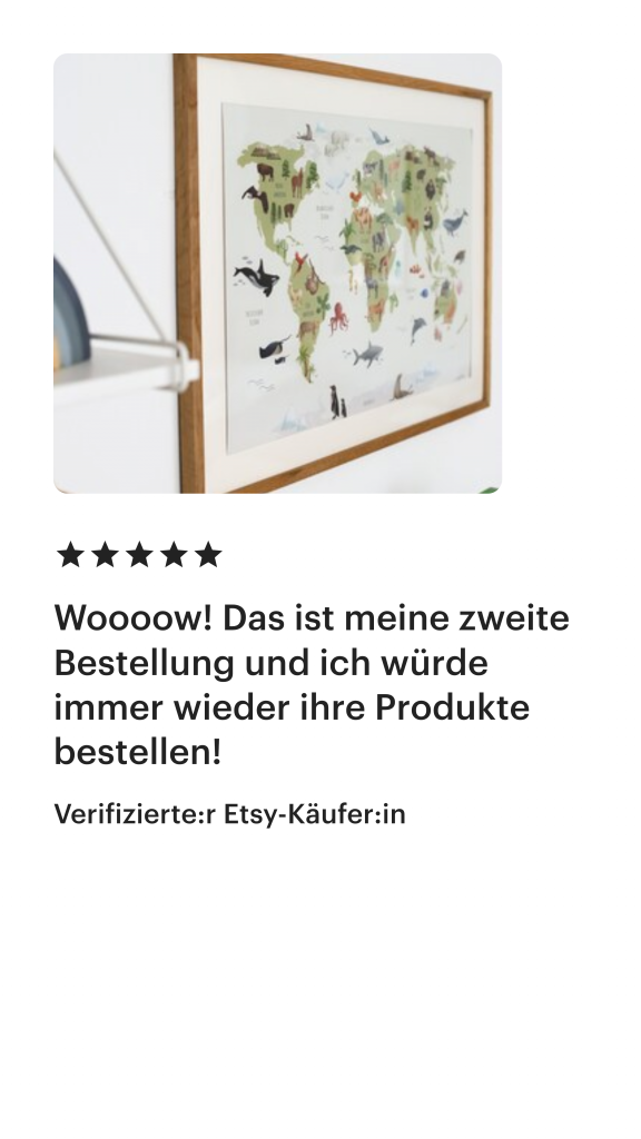 Lâneyastudios Weltkarte Poster