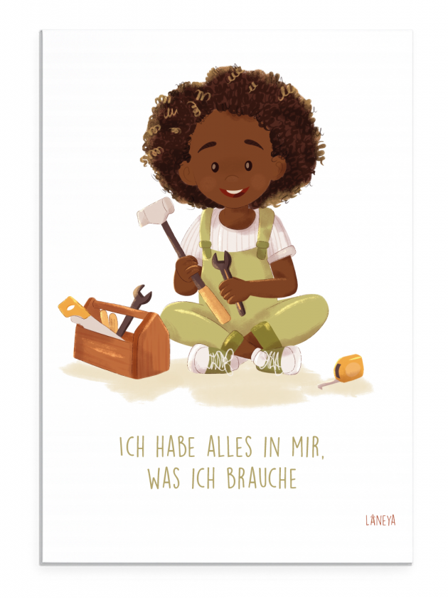 Affirmationsposter Ich habe alles in mir