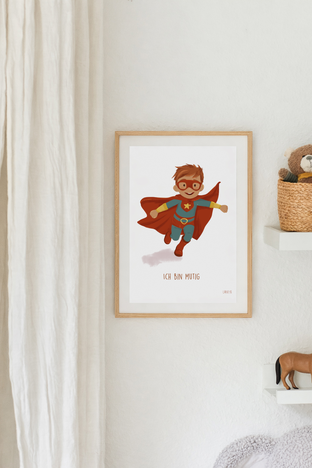 Affirmationsposter Ich bin mutig – Bild 2